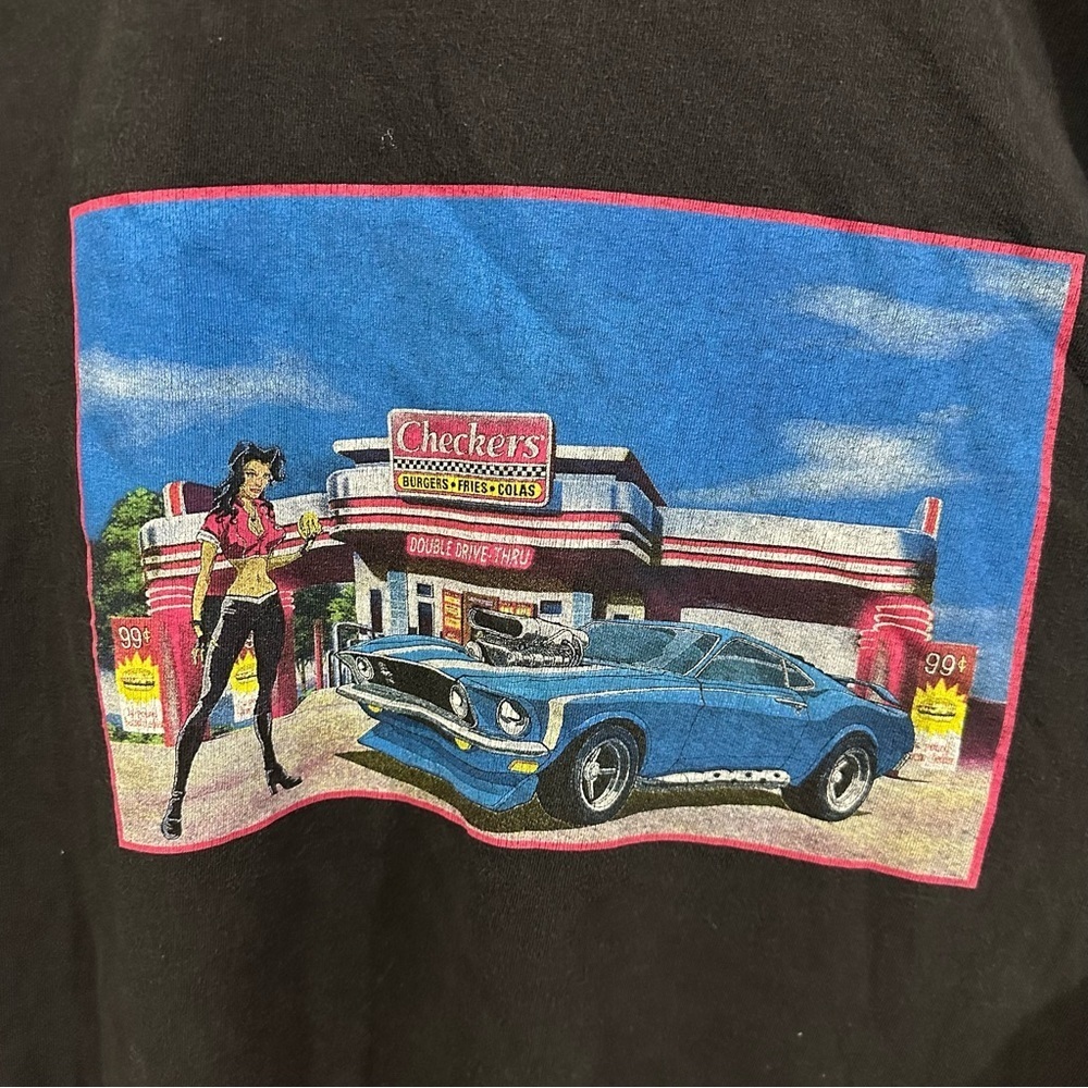 Checkers Burgers Fries Shirt - Picture 6 of 8